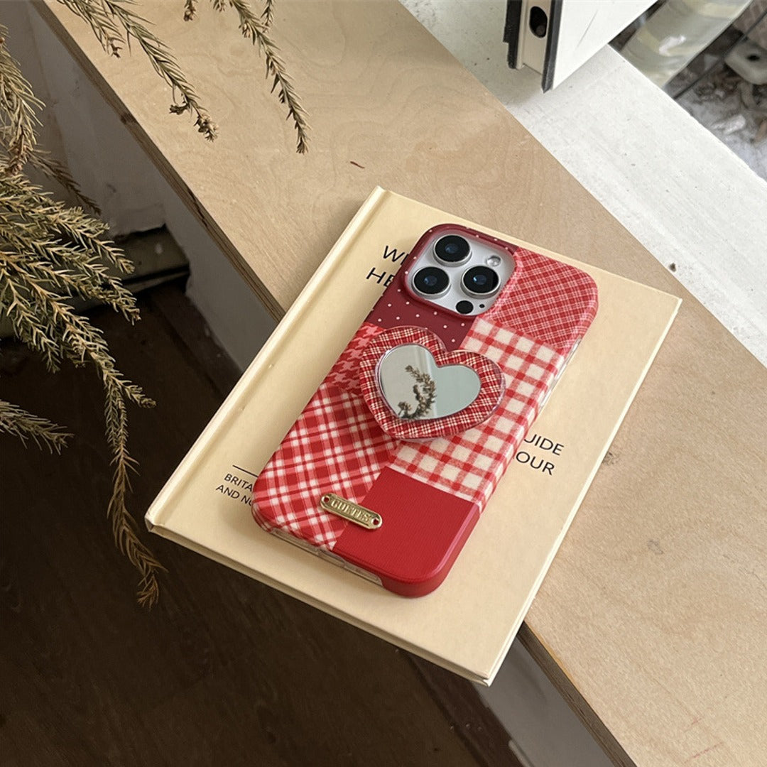 Checkered Love Leopard Case