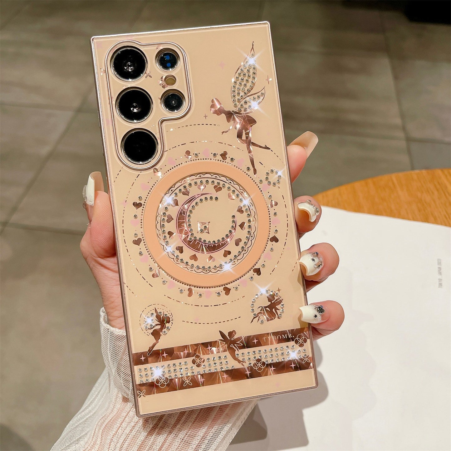 Glittering Crystals Magnetic Case - Samsung
