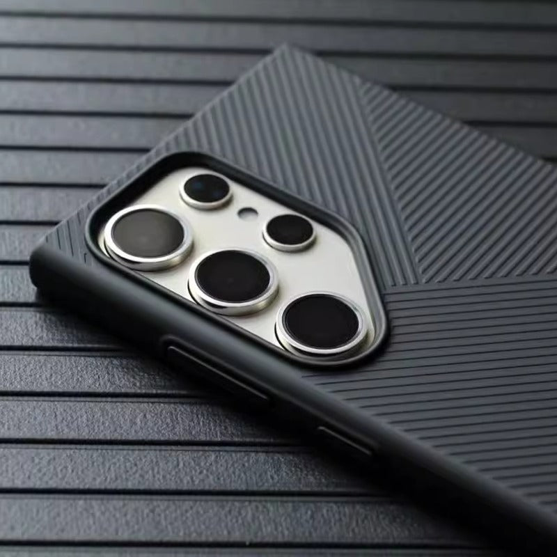 Ultra Thin Frosted Geometric Pattern Case - Samsung