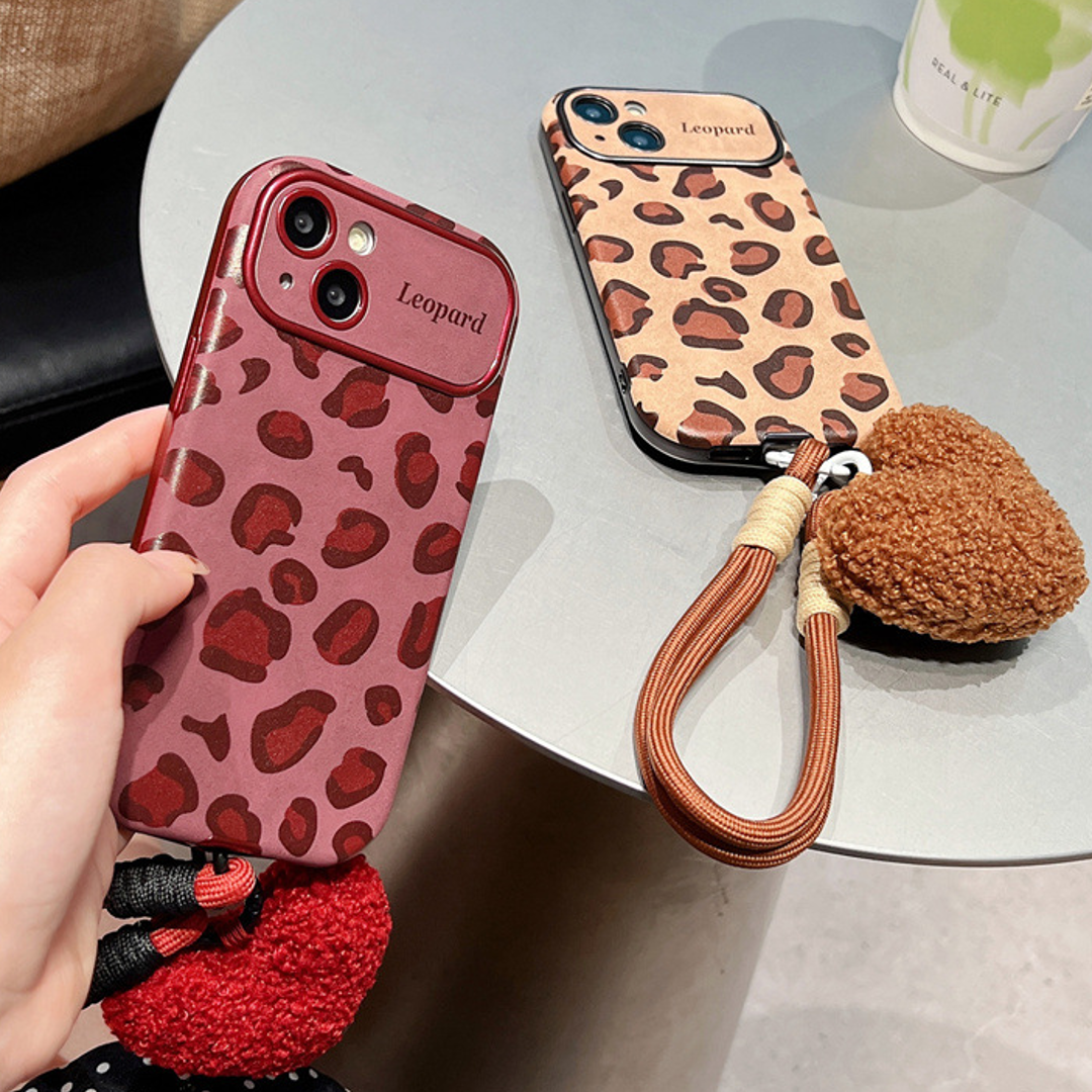 Safari Style Leopard Case with Charm