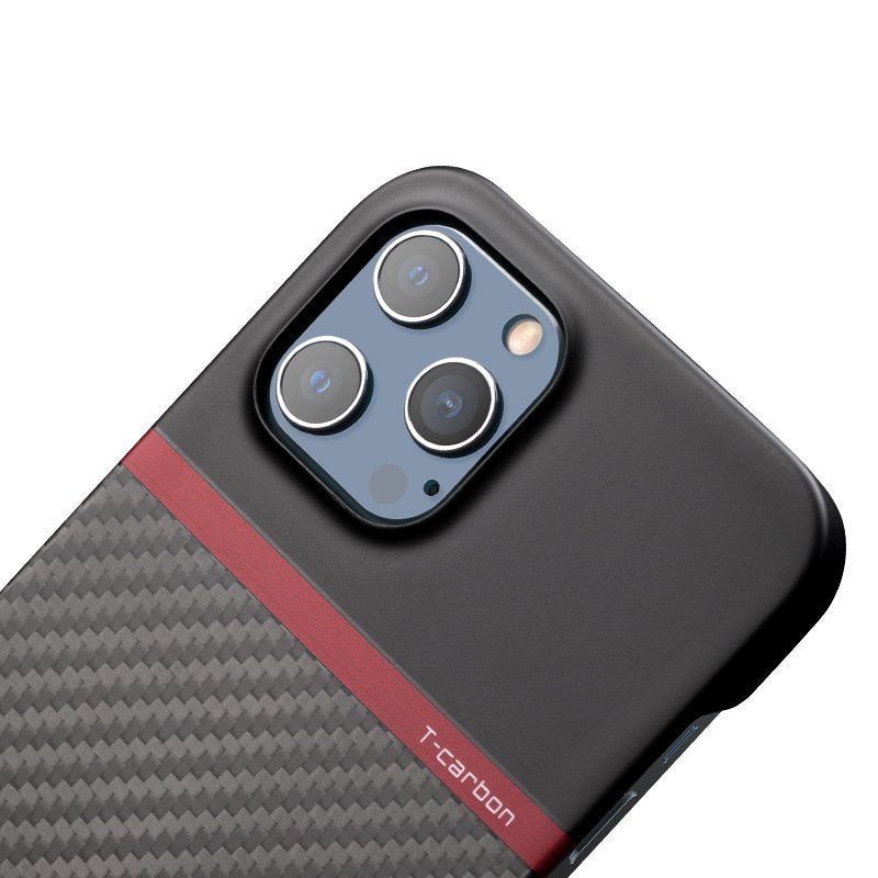 Elite Carbon Woven Stripe Pattern Case - iPhone