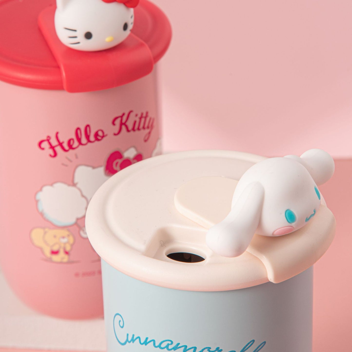 Cute Sanrio Rotating Lid Coffee Mug