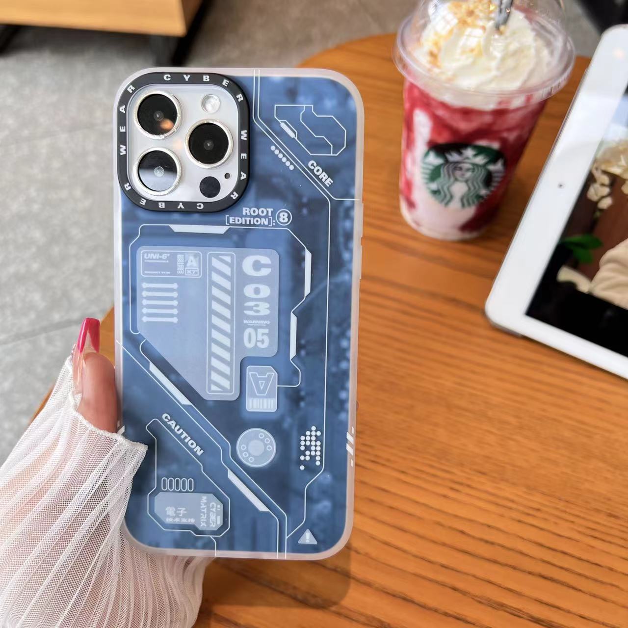 Futuristic Electronic Circuit Design Case - iPhone