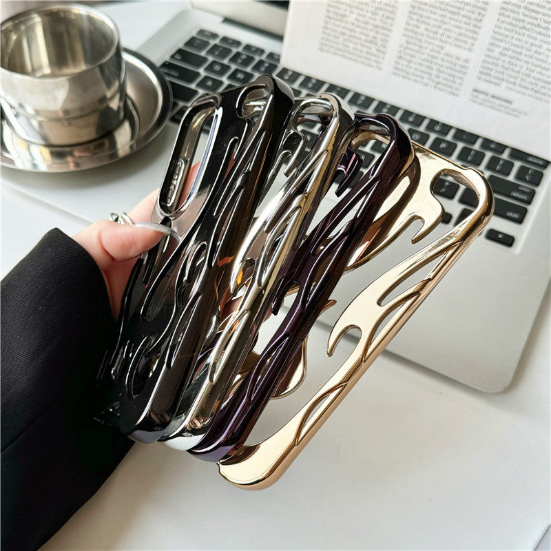 Electroplating Hollow Pattern Protective Case - Samsung