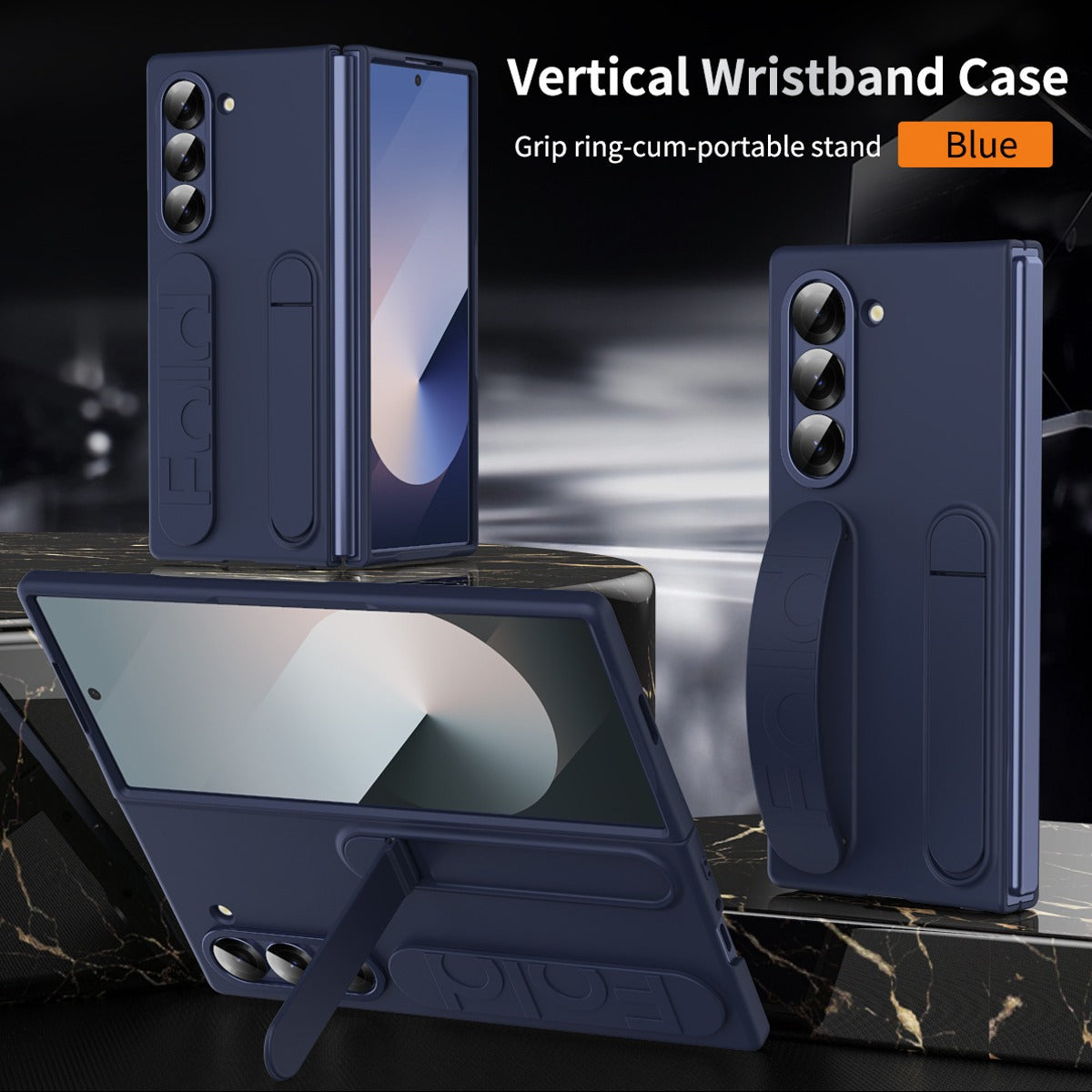 Dual Function Design Wristband Case with Folding Stand - Samsung