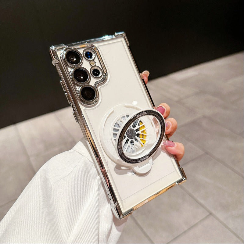 Electroplated Rotating Gyro Magnetic Case - Samsung