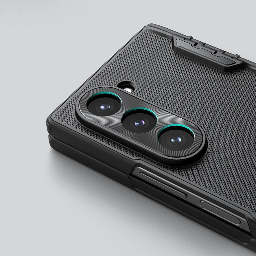 Sleek Frosted Shield Grain Pattern Case - Samsung