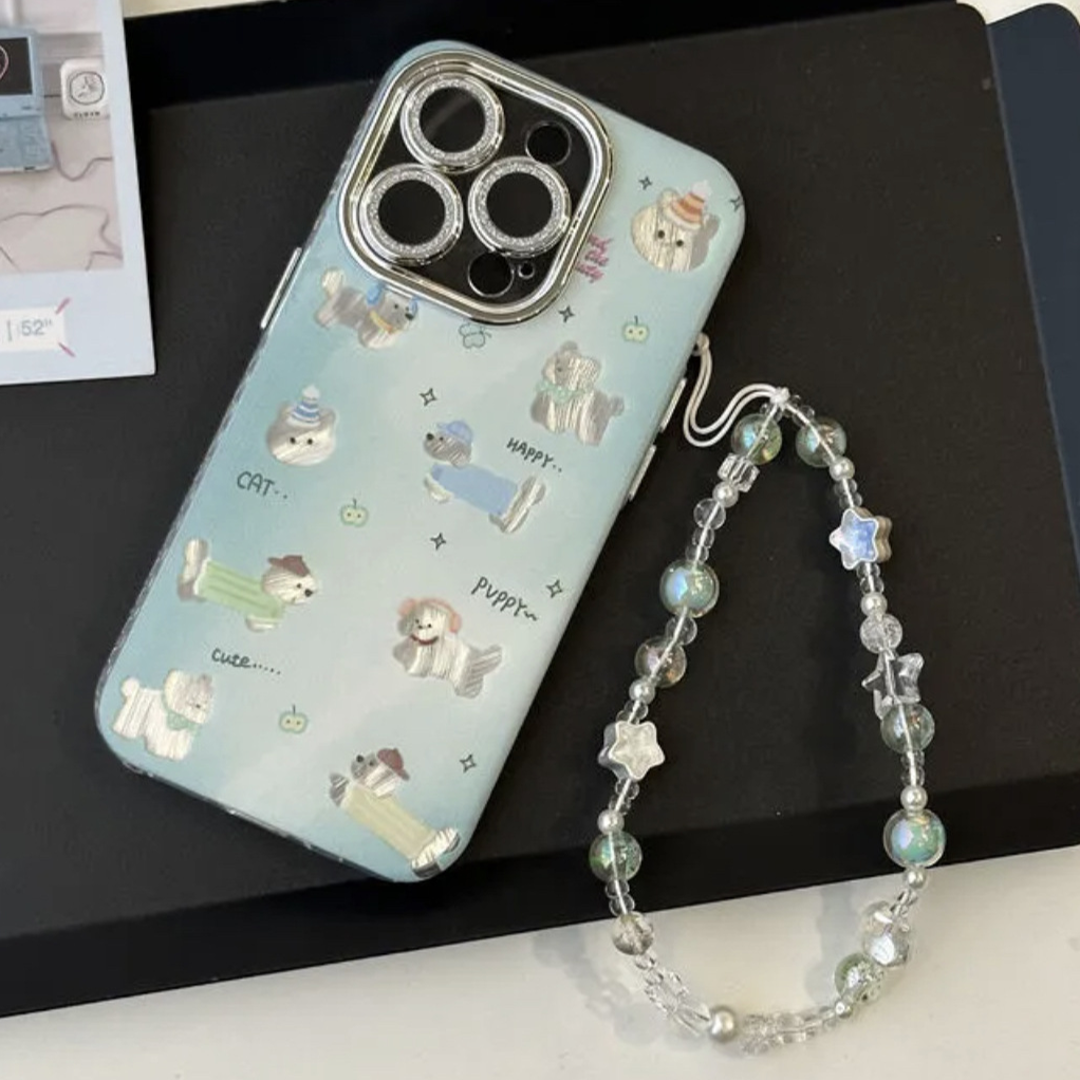 Cute Cat & Puppy Charm Case