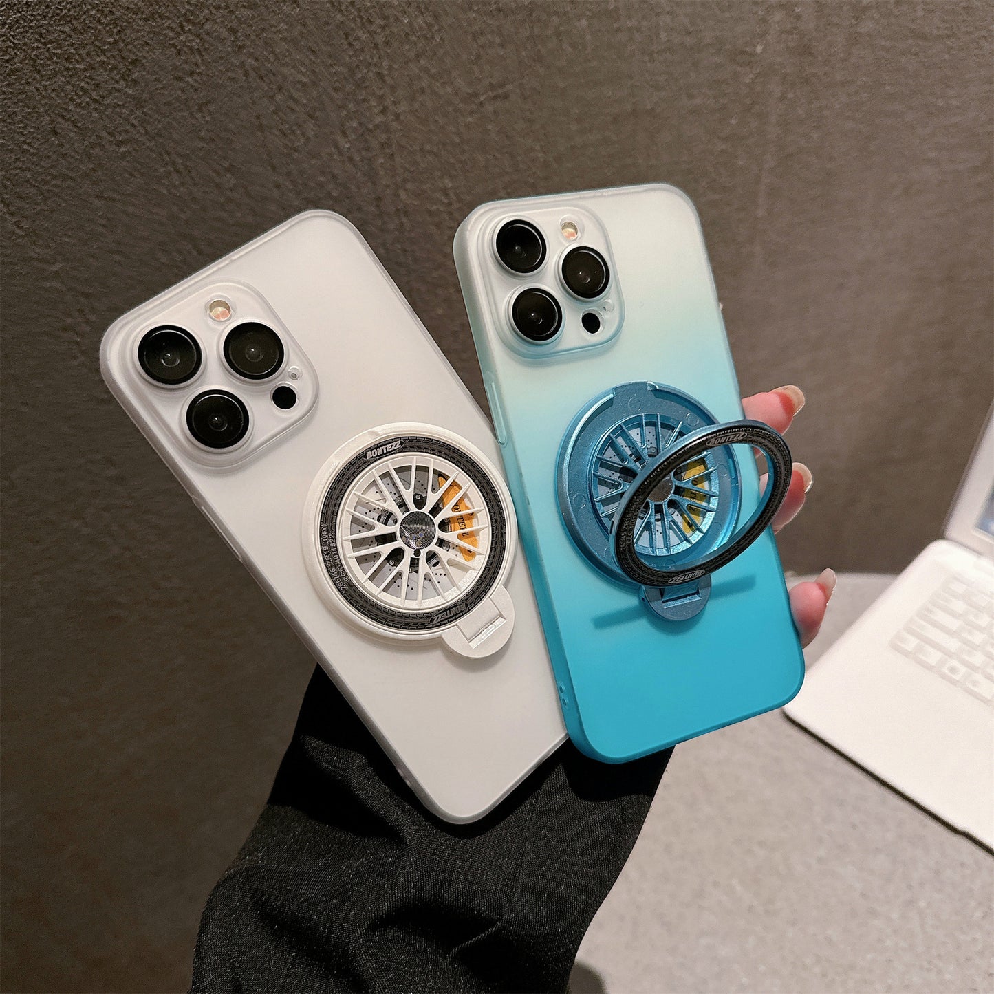 Rotating Gyro Fold Bracket Case