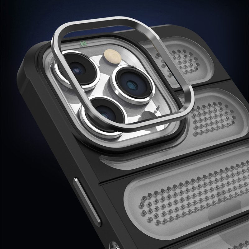 Frosted Airflow Breathable Mesh Case - iPhone