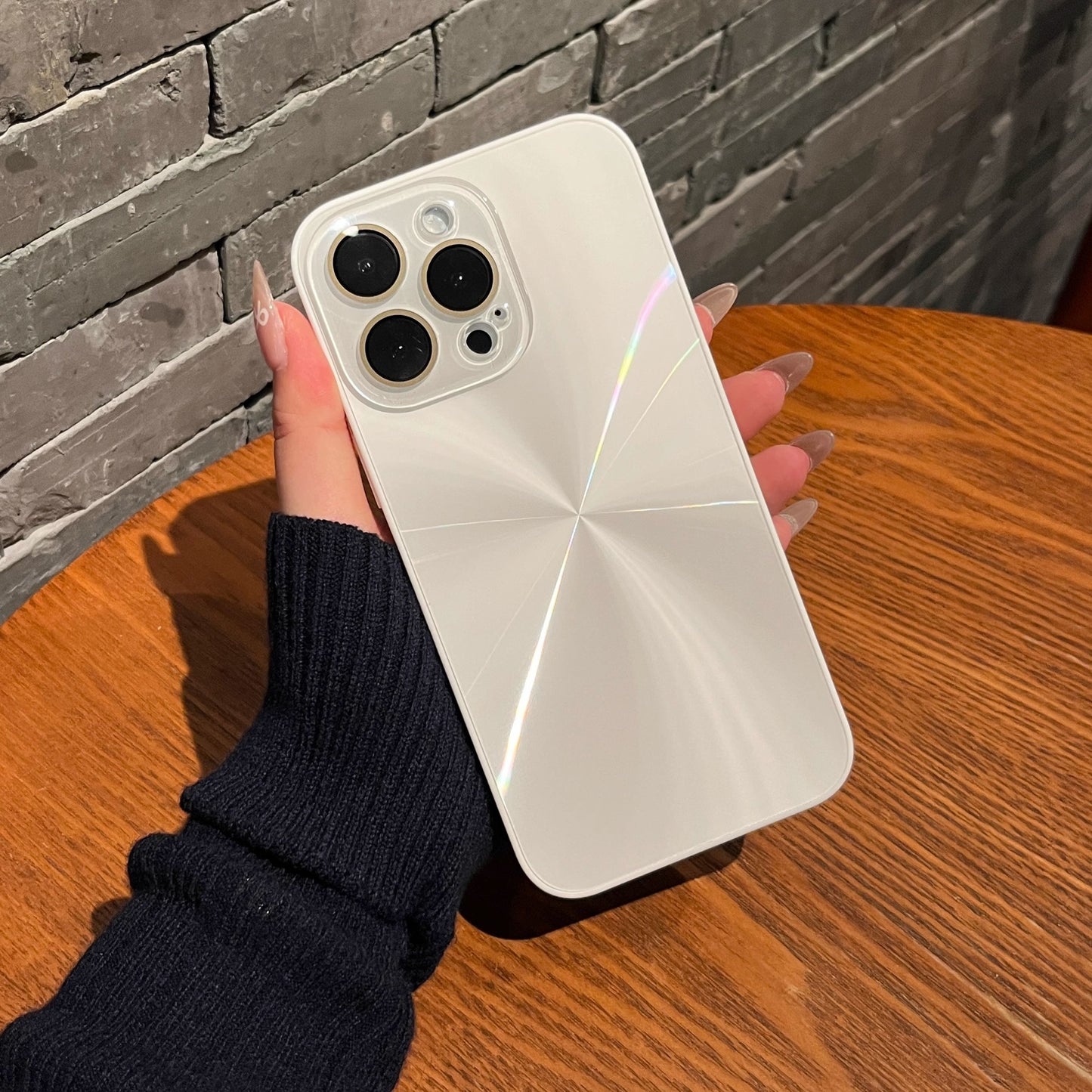 Aurora Crystal Lens CD Pattern Case - iPhone