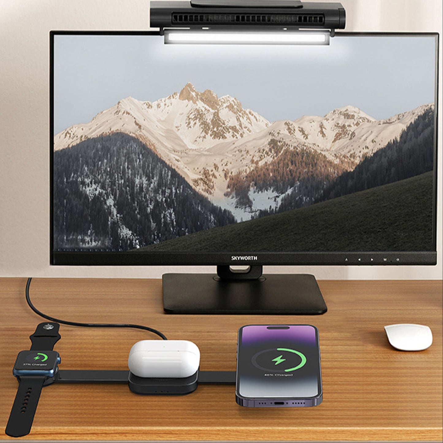 Next-Gen 15W Magnetic 3-in-1 Wireless Charger