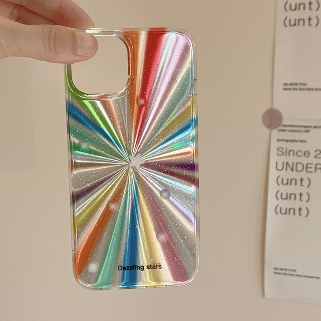 Dazzling Rainbow Star Case