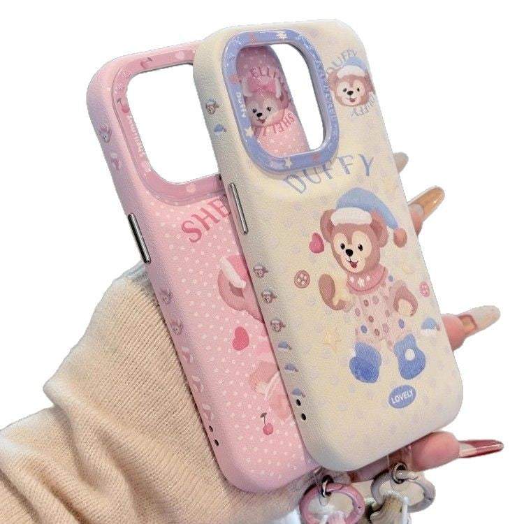 Adorable Teddy Charm Phone Case