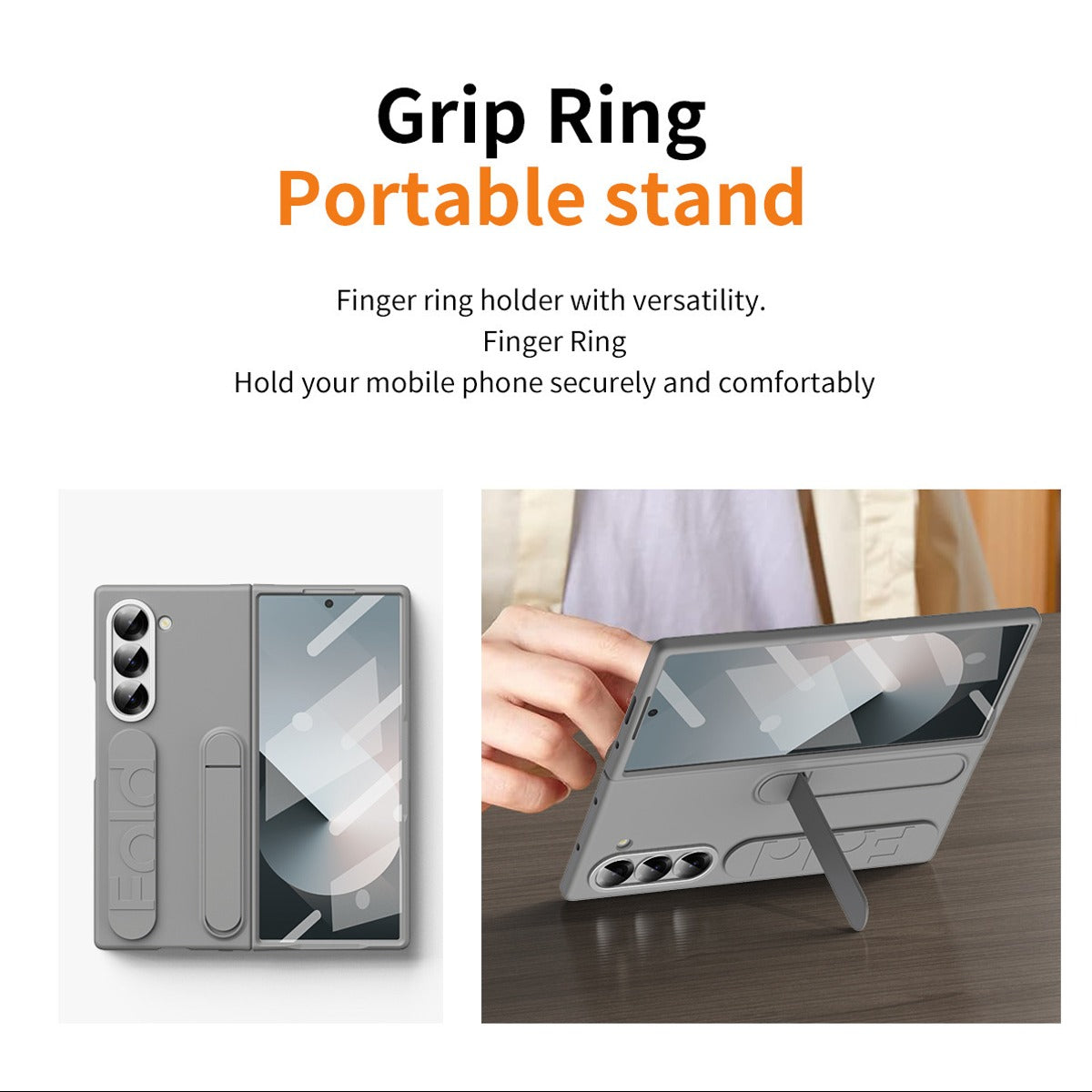 Dual Function Design Wristband Case with Folding Stand - Samsung