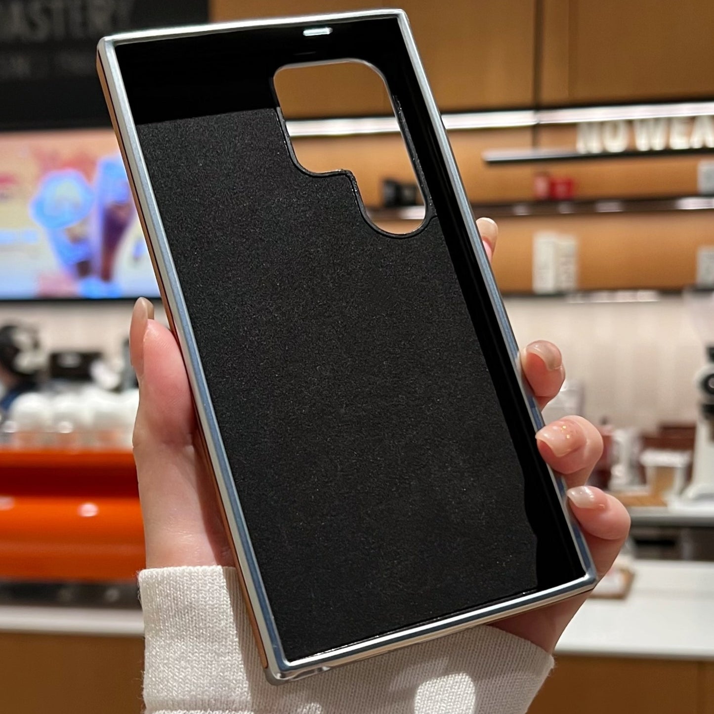 Premium Hidden Bracket Leather Cases - Samsung