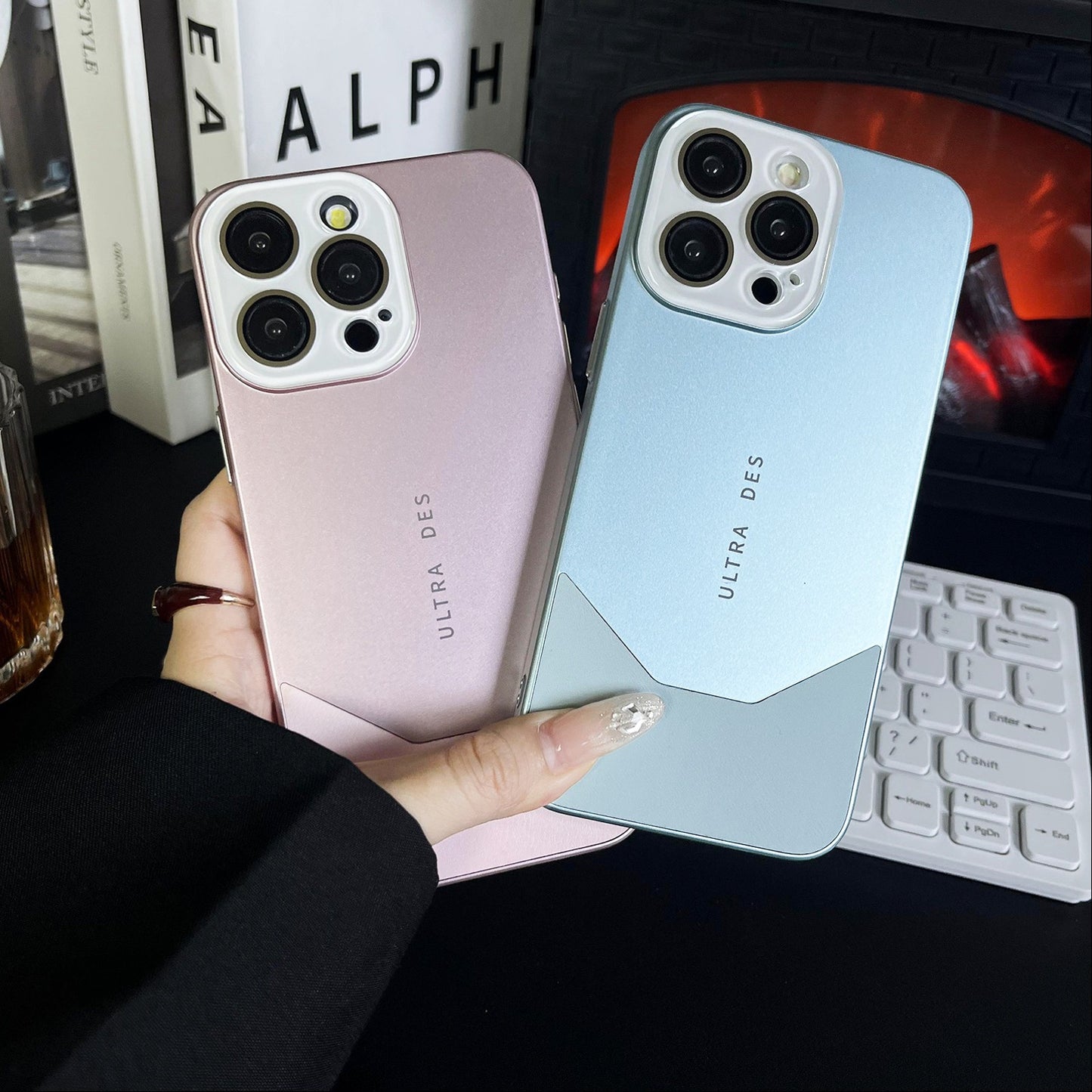 Dual Hue Delight Two-Tone Splicing Case - iPhone