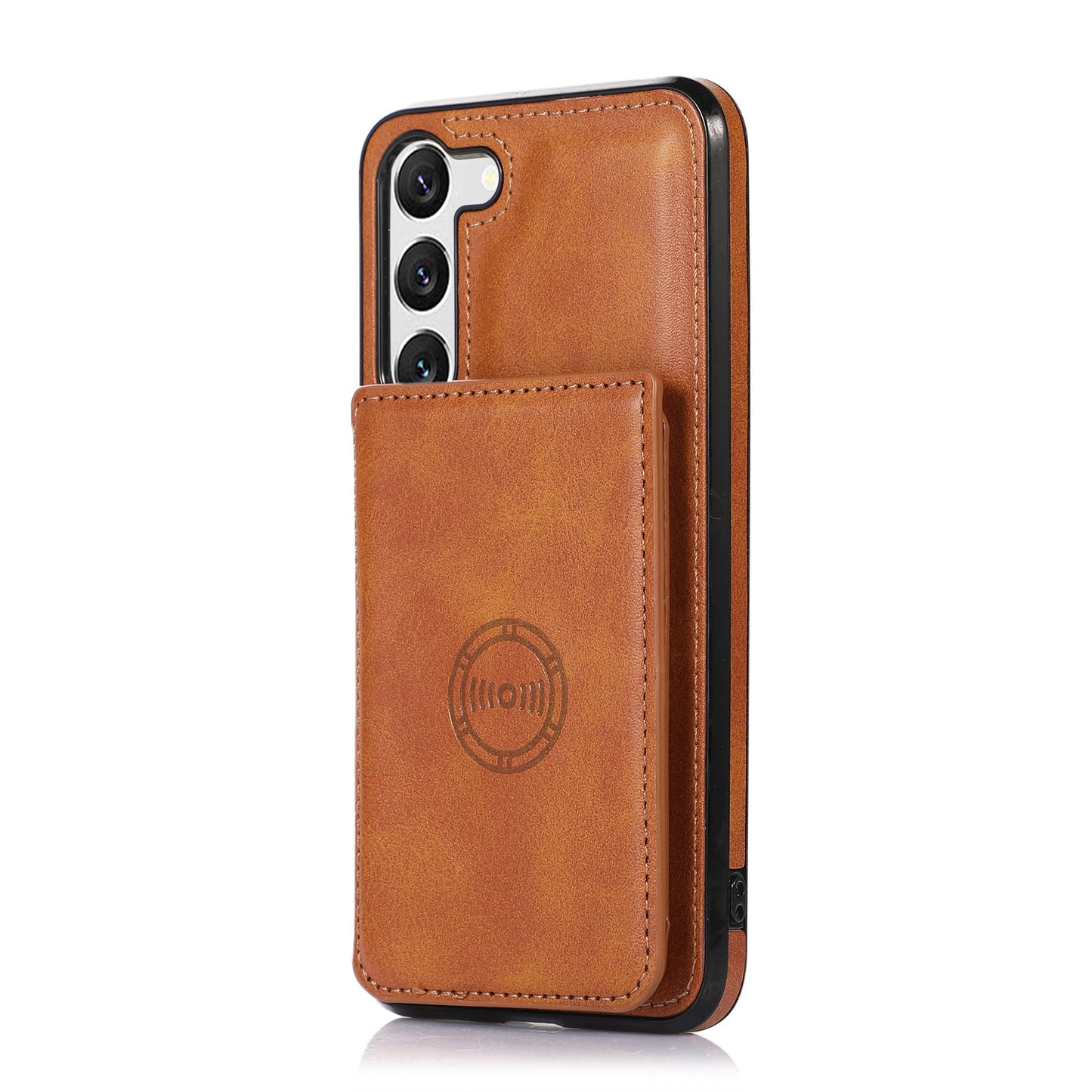 Premium Leather Wallet Holder Magnetic Case - Samsung