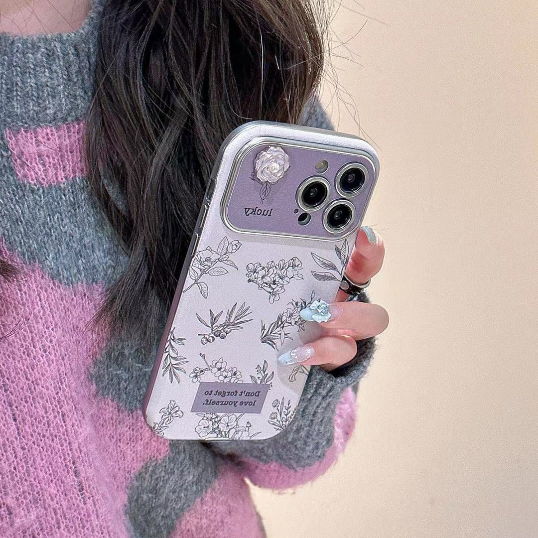 Lavender Floral Delight Phone Case