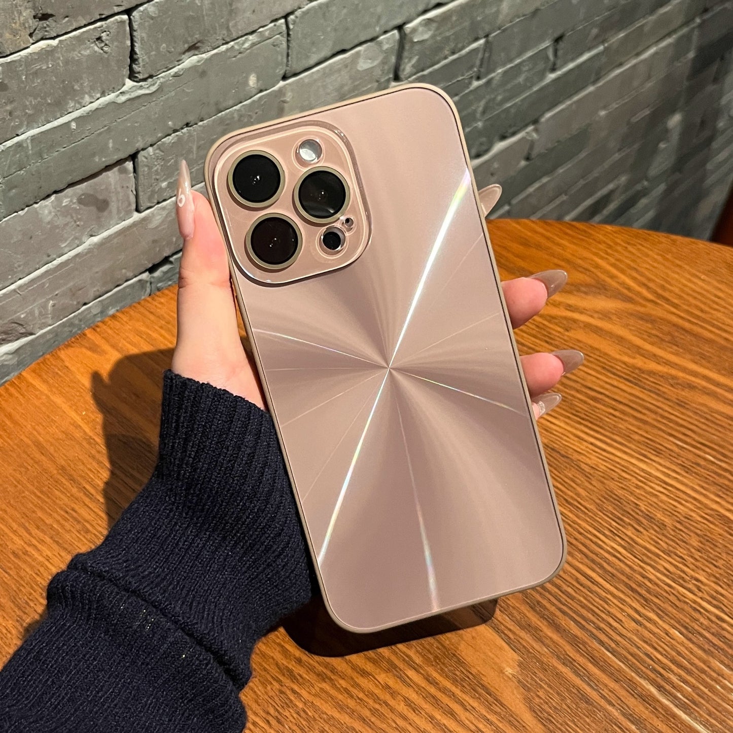 Aurora Crystal Lens CD Pattern Case - iPhone