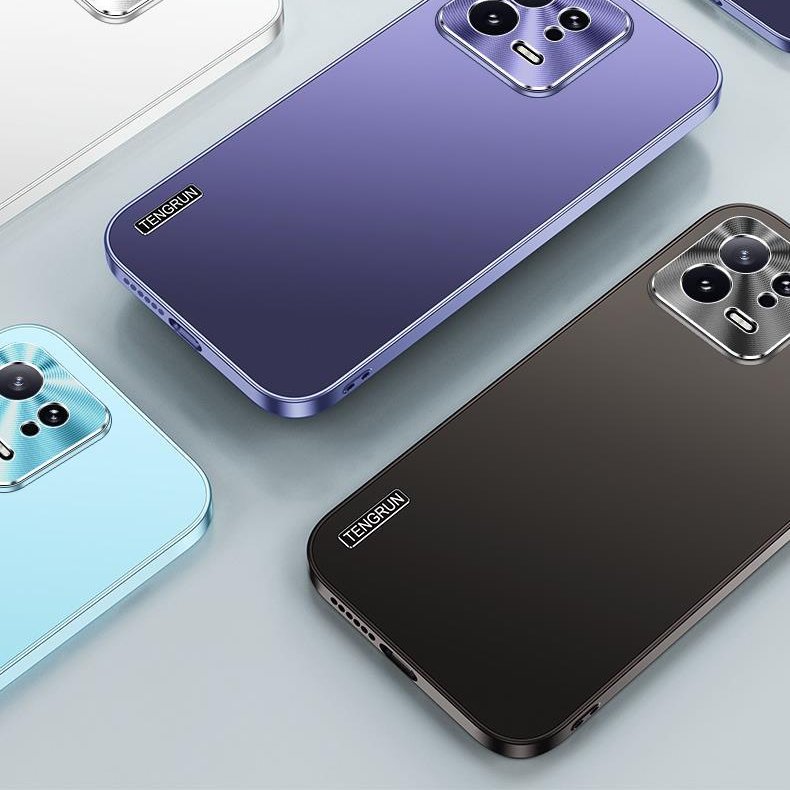 Sleek Minimal Matte Lens Protection Case - Xiaomi