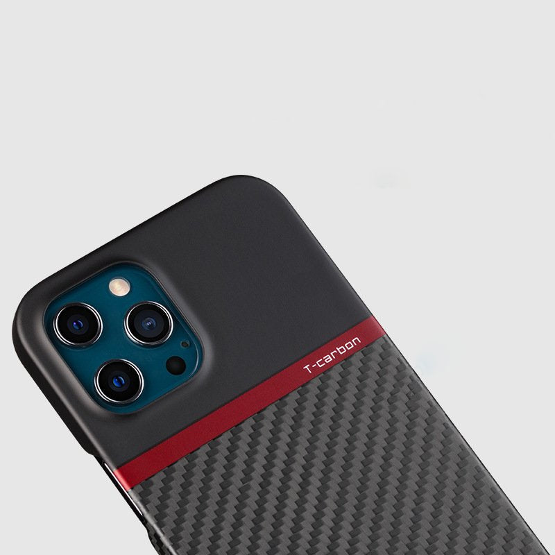 Elite Carbon Woven Stripe Pattern Case - iPhone