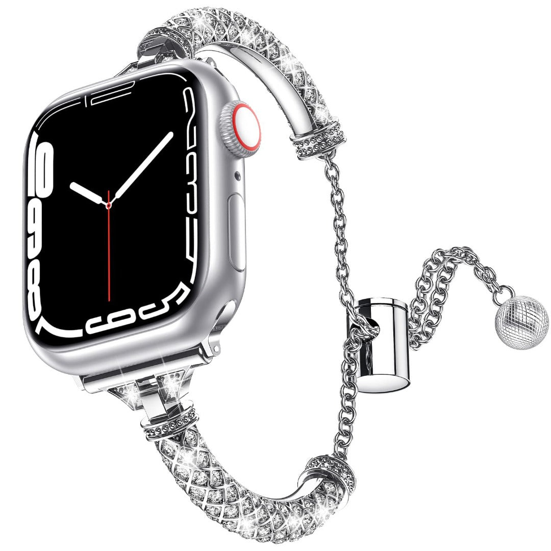 Glam Crystal Chain Apple Watch Bracelet