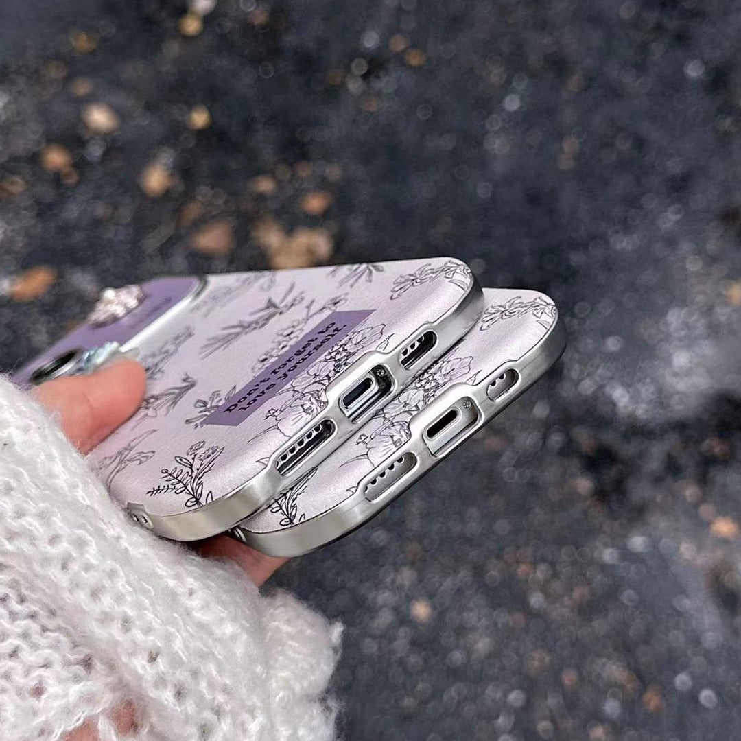 Lavender Floral Delight Phone Case