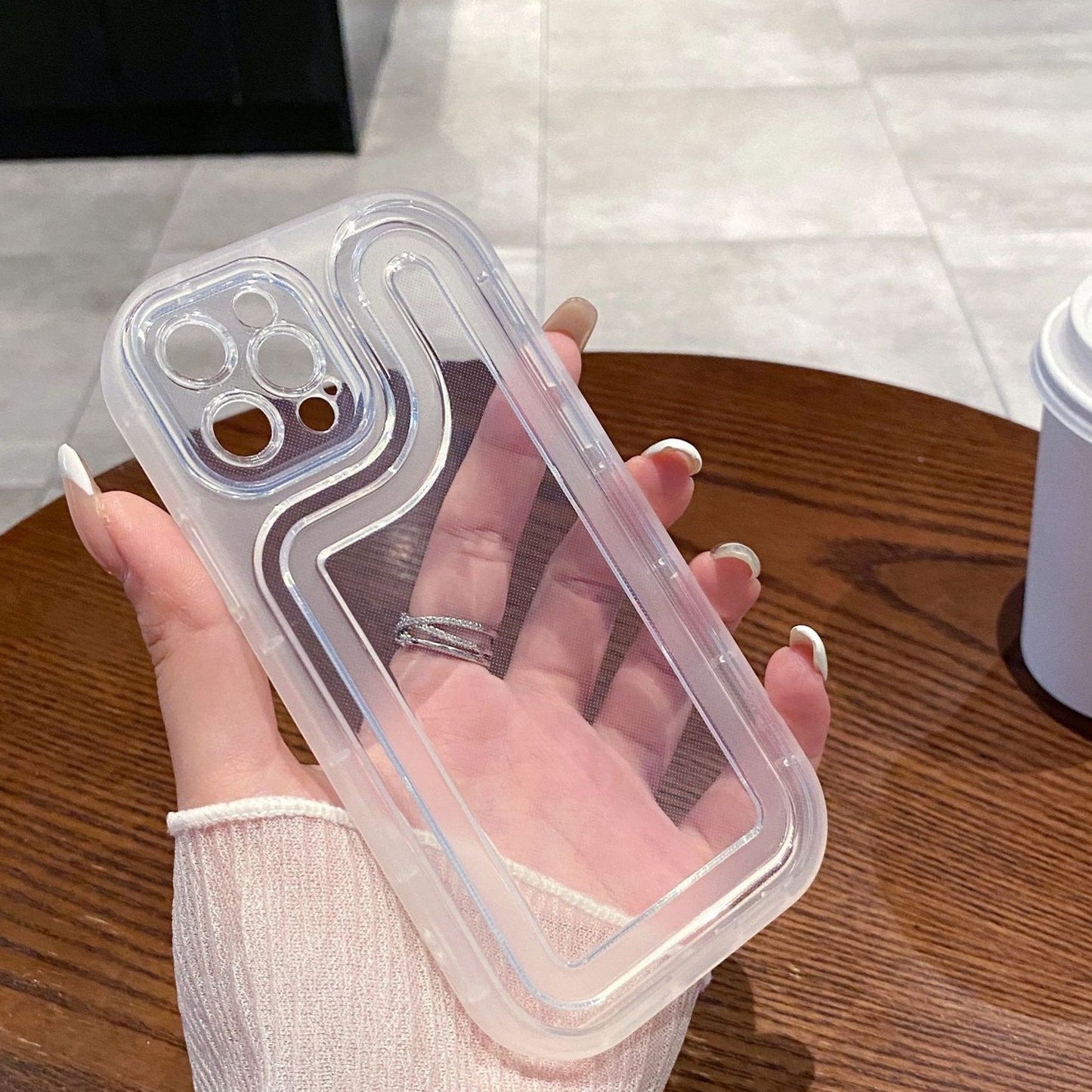Crystal Clear Air Cushion Case - iPhone