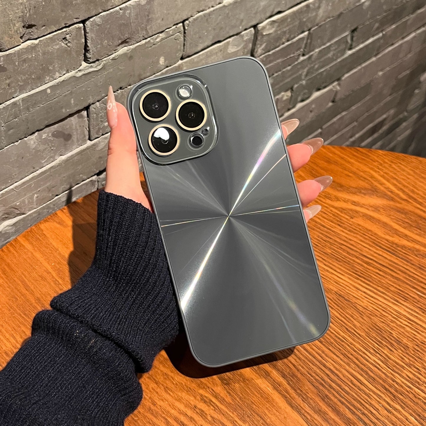 Aurora Crystal Lens CD Pattern Case - iPhone