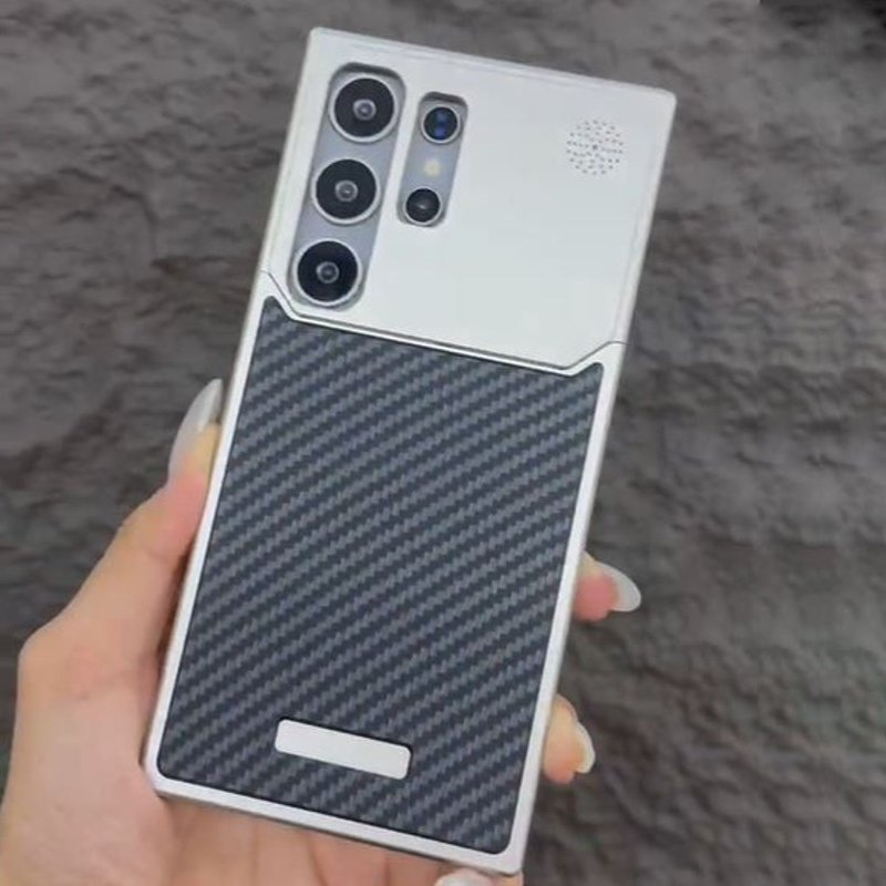 Aero Flex Premium Metallic Carbon Fiber Case- Samsung