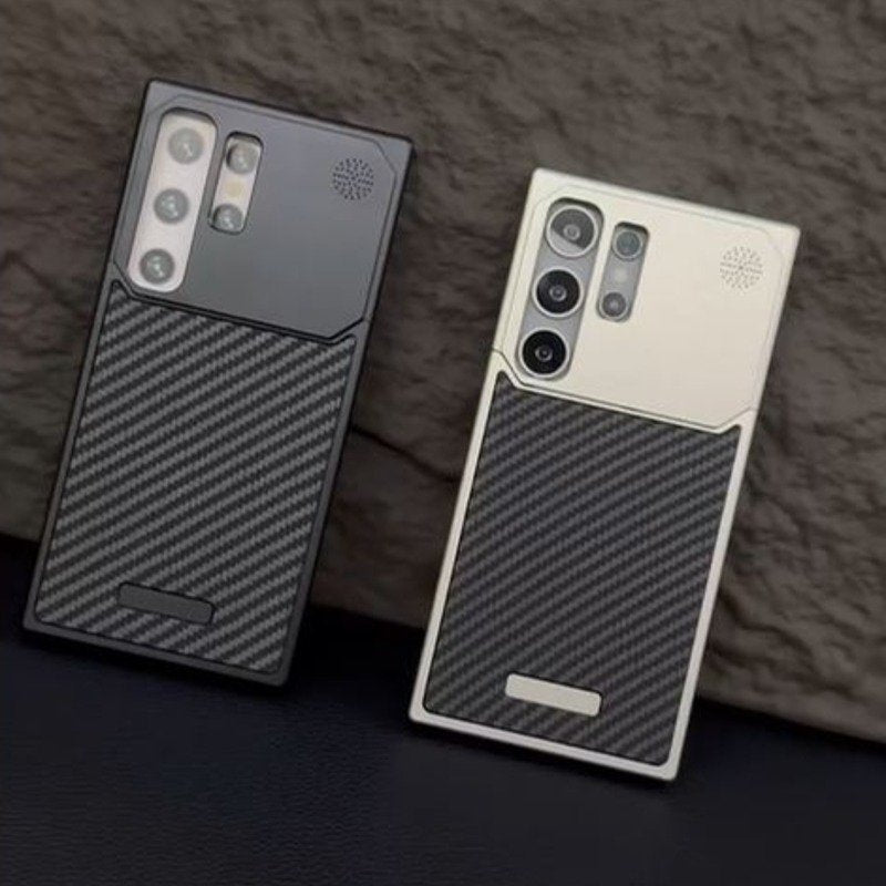 Aero Flex Premium Metallic Carbon Fiber Case- Samsung
