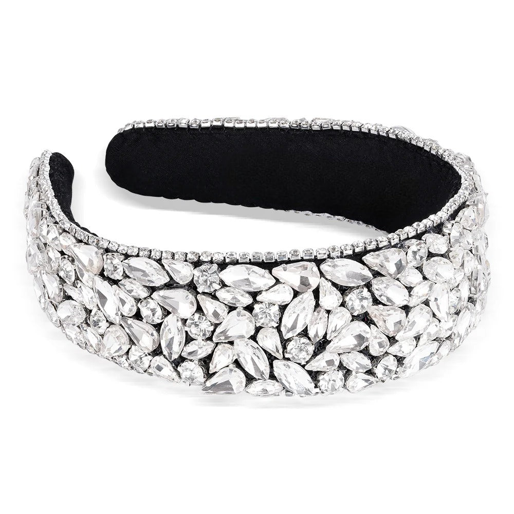 Dazzling Crystal Velvet Headband