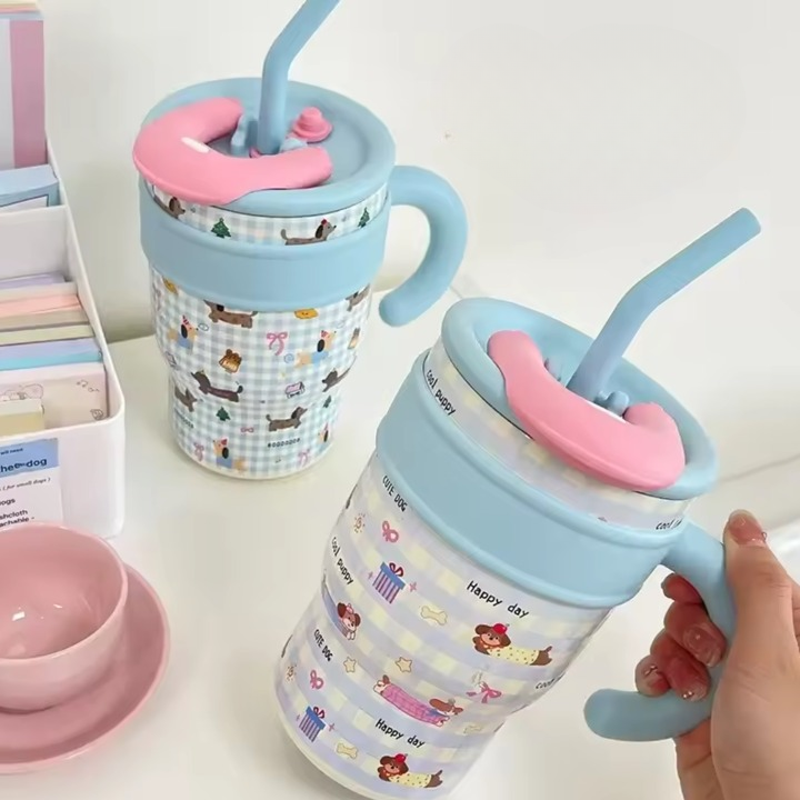 Azure Checkered Insulated Hydrator Tumbler