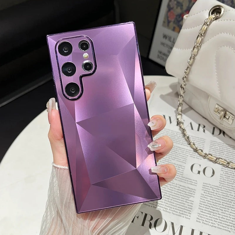 Electro Dazzle Diamond Pattern Phone Case - Samsung