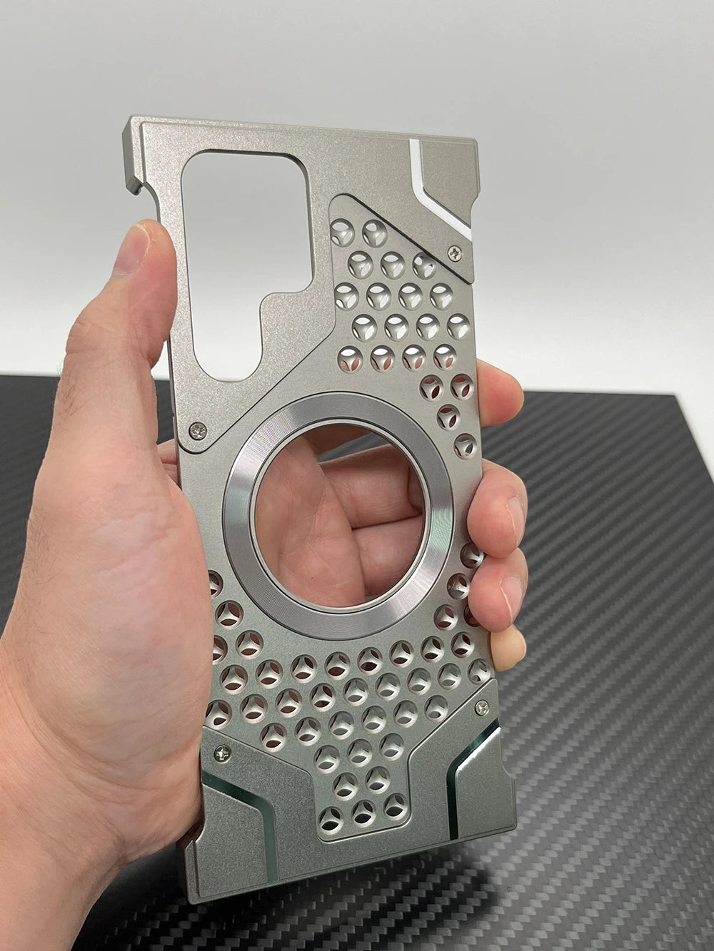 Elite Alloy Mesh Magnetic Frameless Case - Samsung