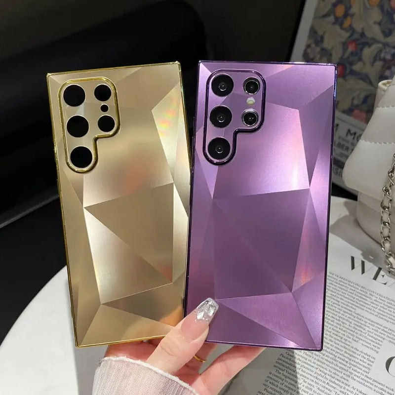 Electro Dazzle Diamond Pattern Phone Case - Samsung