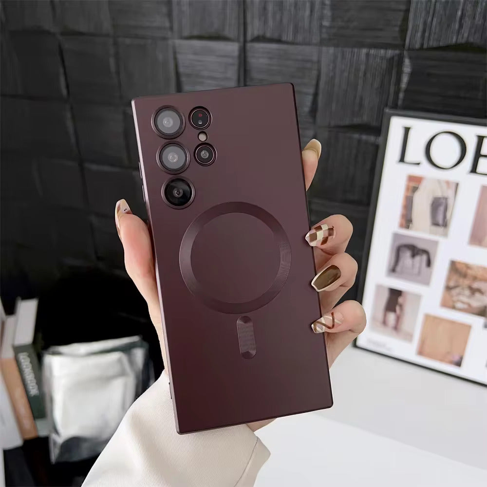 Luxury Matte Magnetic Case-Samsung