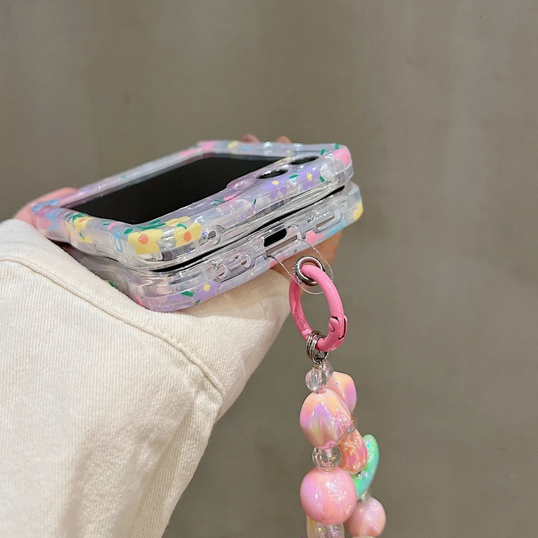 Cute Floral Fancy Pattern Case - Samsung