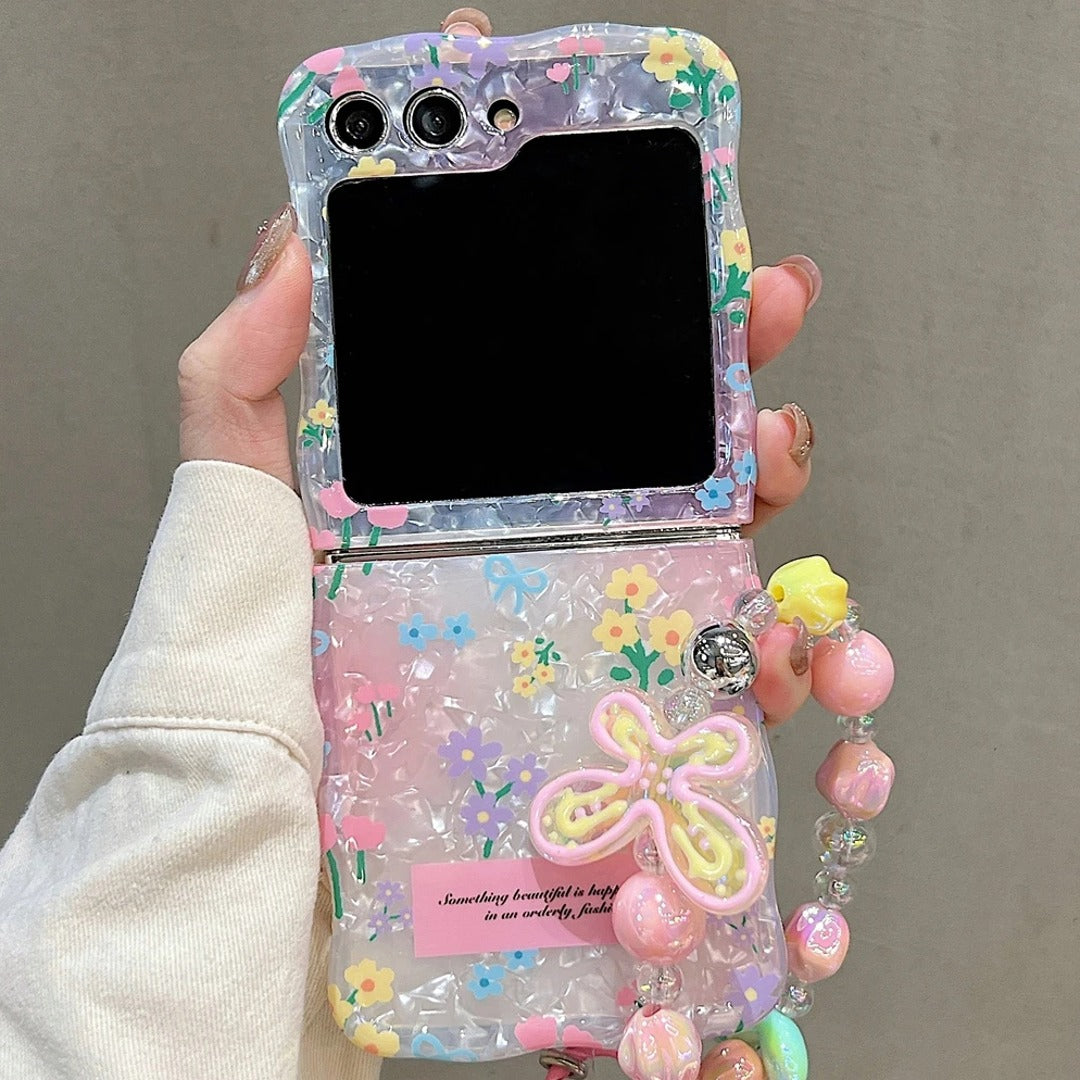Cute Floral Fancy Pattern Case - Samsung