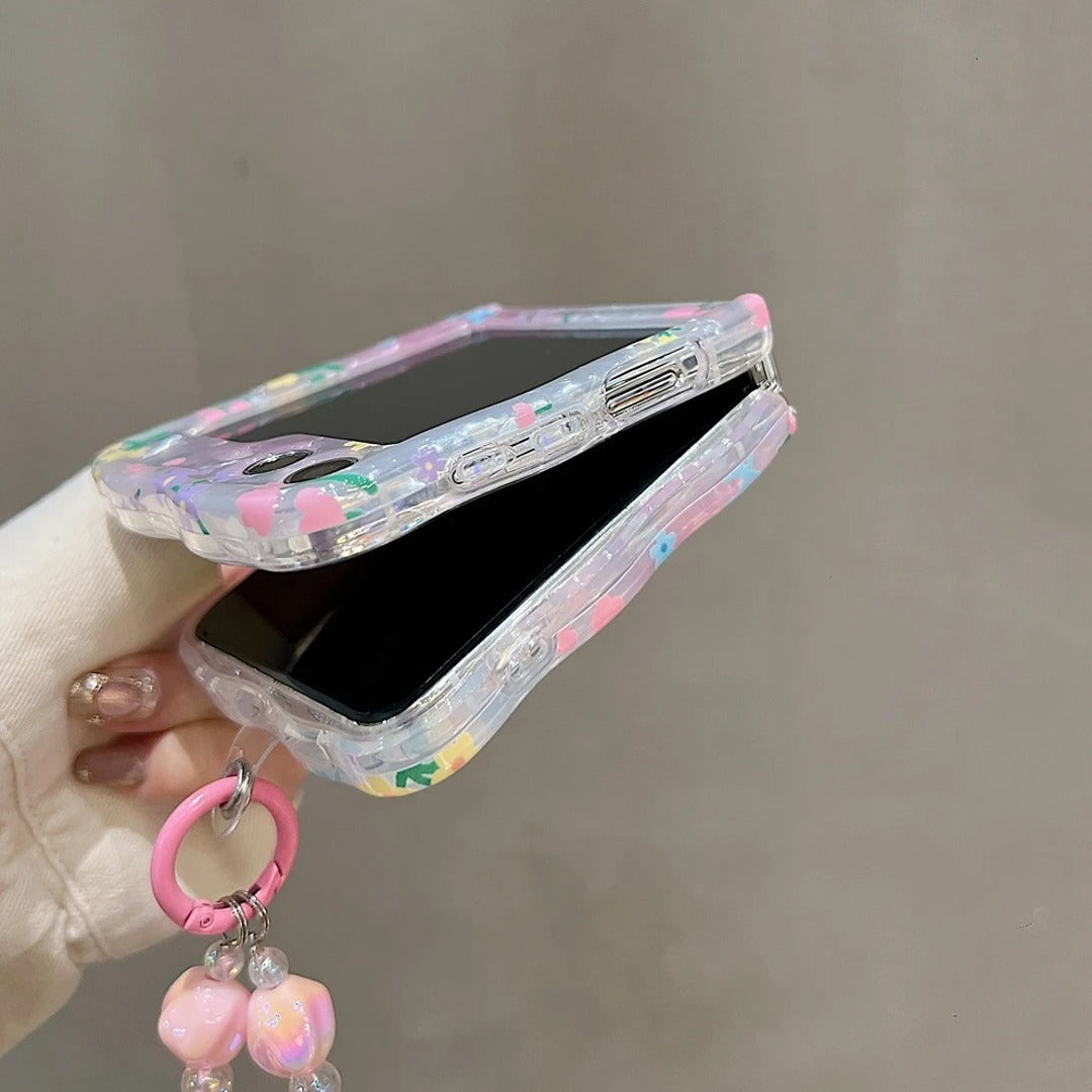 Cute Floral Fancy Pattern Case - Samsung
