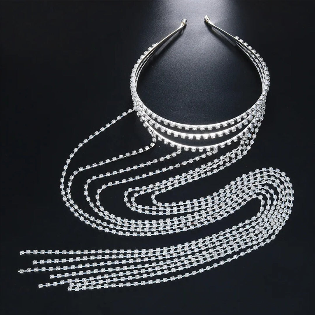 Tassel Sparkle Hoop Headband