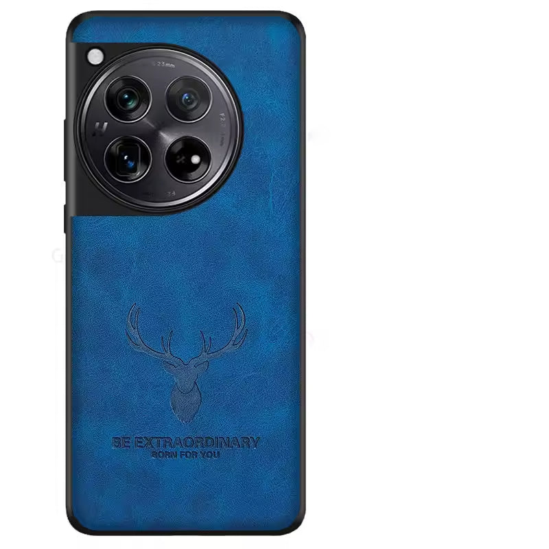 Animal-Themed Deer Head Leather Case - OnePlus