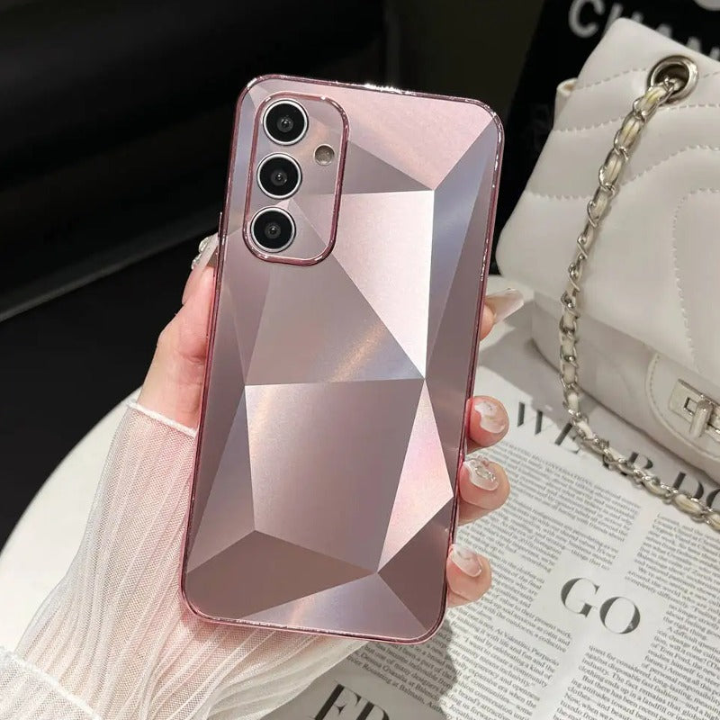 Electro Dazzle Diamond Pattern Phone Case - Samsung