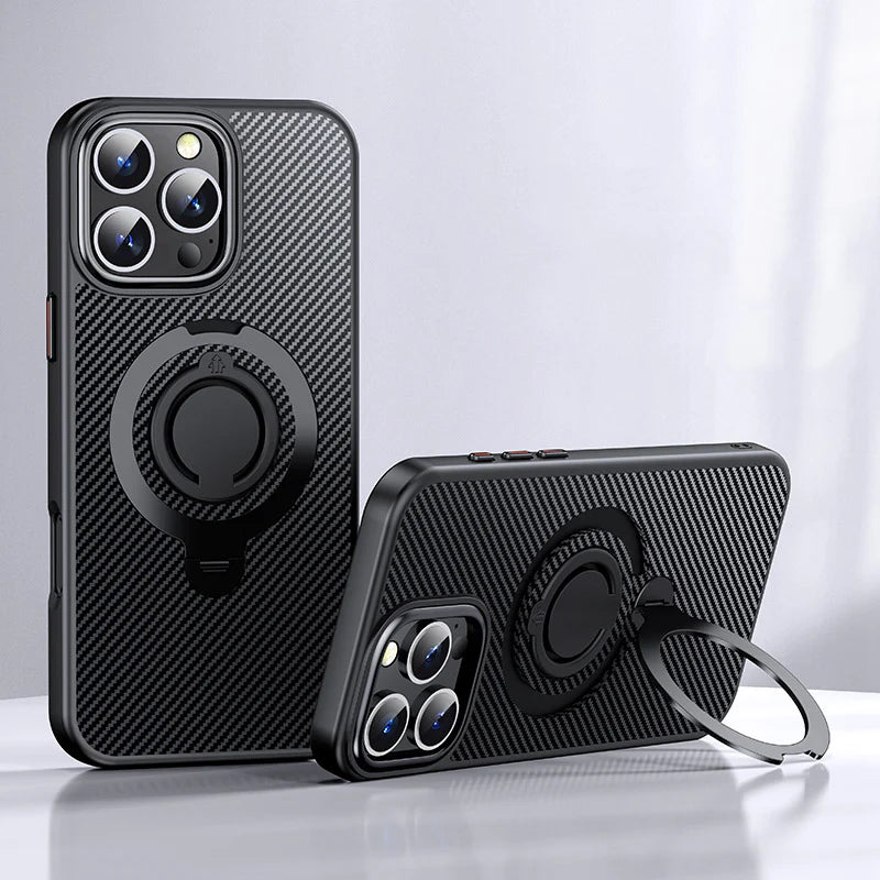 Superior Edge Ring Holder Carbon Case - iPhone