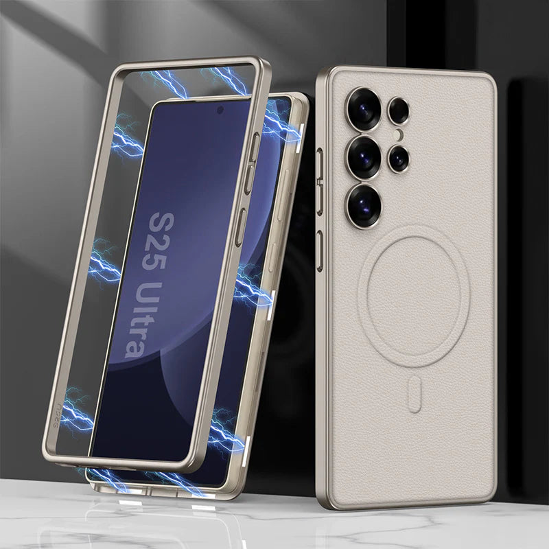 Skin Feel Leather Case -Samsung