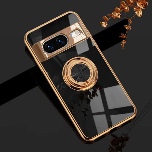 Electroplated Magnetic Ring Mobile Case - Google Pixel