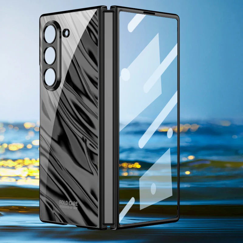 Samsung Galaxy Z Fold6 Electroplated Case with Wave Design