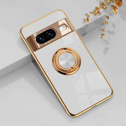 Electroplated Magnetic Ring Mobile Case - Google Pixel