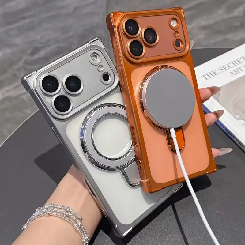 Phoenix Glow Metal Ring Case